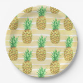 ananas papieren bordje (Voorkant)