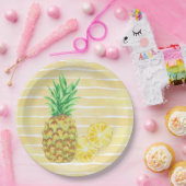 ananas papieren bordje (Feest)