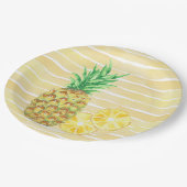 ananas papieren bordje (Gekanteld)