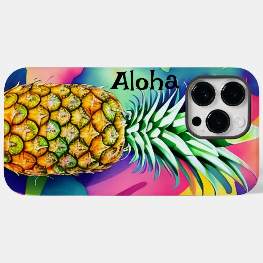 ananas Paradise Case-Mate iPhone Case (Achterkant (horizontaal))