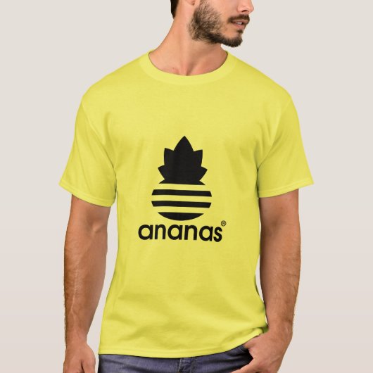 Ananas parodie logo t-shirt (Voorkant)
