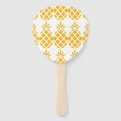 Ananas partij gunsten - hand fans handwaaier (Achterkant)
