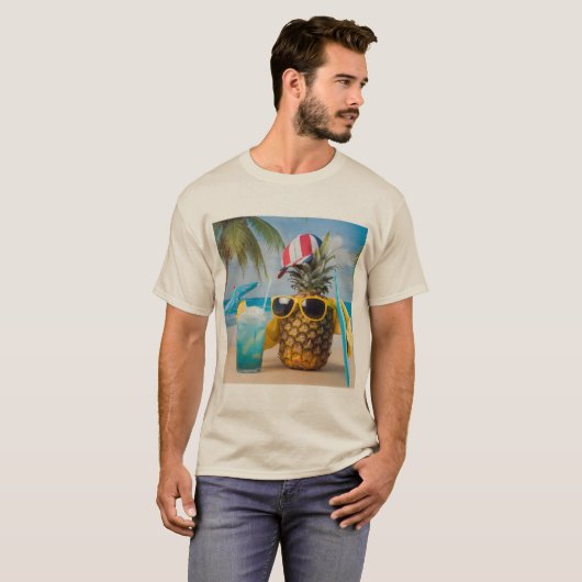 ananas Partij T-Shirt (Voorkant volledig)