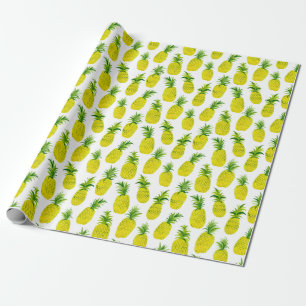 Ananas Partij voor een cadeautje voor witte waterv Cadeaupapier