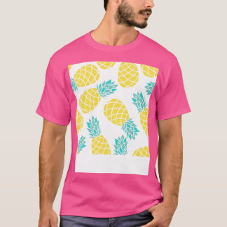 Ananas Patroon Prints Ananas Fruit T-shirt
