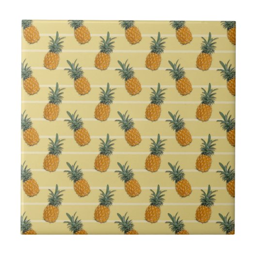 Ananas Pattern Tegel Tegeltje (Voorkant)