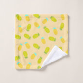 Ananas Perzik Patroon Oceaan Bad Handdoek (Wasdoekje)