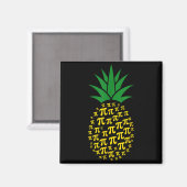 Ananas Pi-dag Wiskunde Docent Pi-symbool Nerd Lief Magneet (Voorkant / Achterkant)