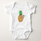 ananas Pika Eating Fruits Romper (Voorkant)