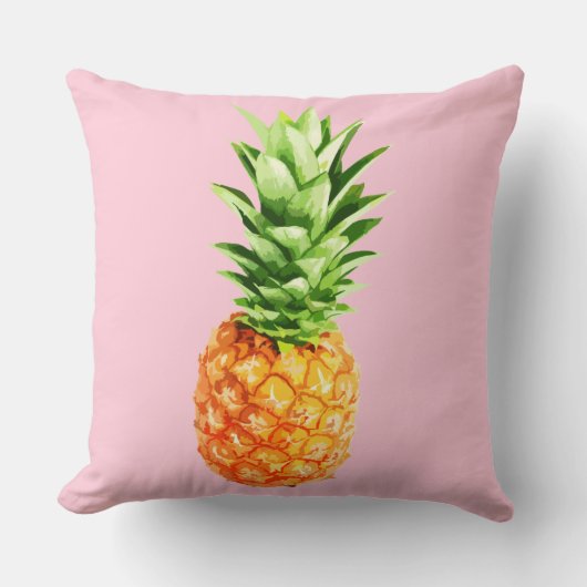 Ananas Pillow, roze versie Kussen (Voorkant)