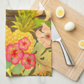 Ananas Pine Floral Theedoek (Quarter Fold)