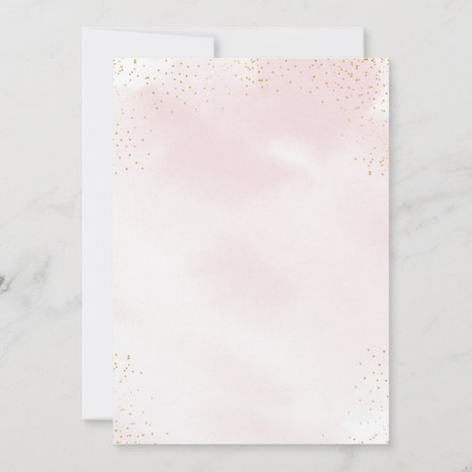 Ananas Pink Tropical Floral Birthday Kaart (Achterkant)