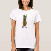 ananas, pinya t-shirt (Voorkant)
