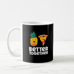 Ananas Pizza Better Together Leuk Voedselontwerp  Koffiemok