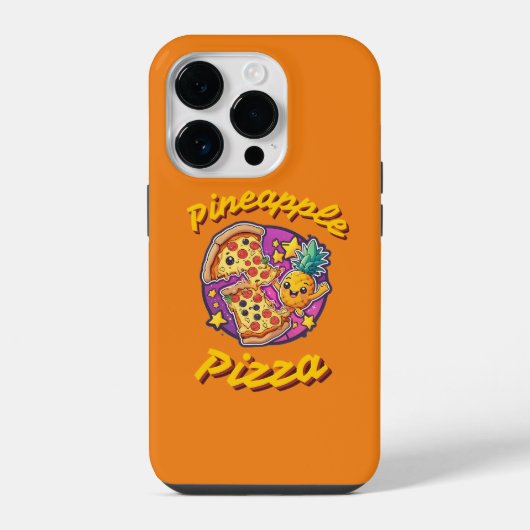 Ananas Pizza iPhone Hoesje (Achterkant)