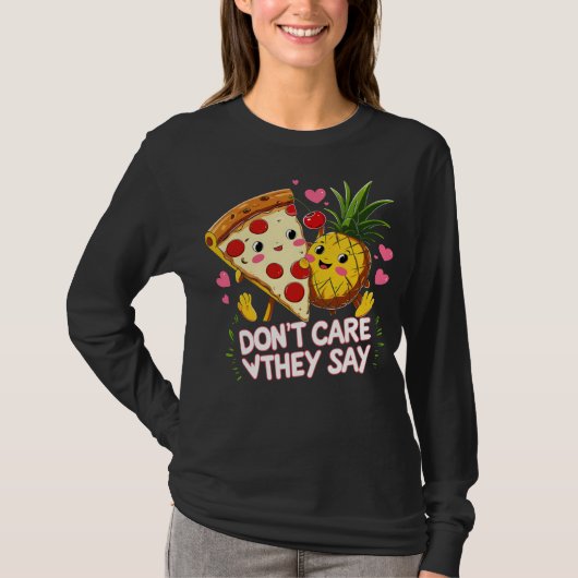 Ananas Pizza T-shirt (Voorkant)