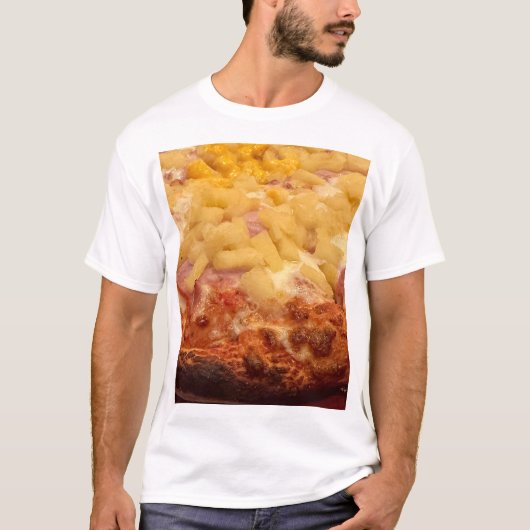 Ananas Pizza T-shirt (Voorkant)