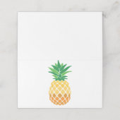 ananas plaatskaartje (Buitenkant ongevouwen)