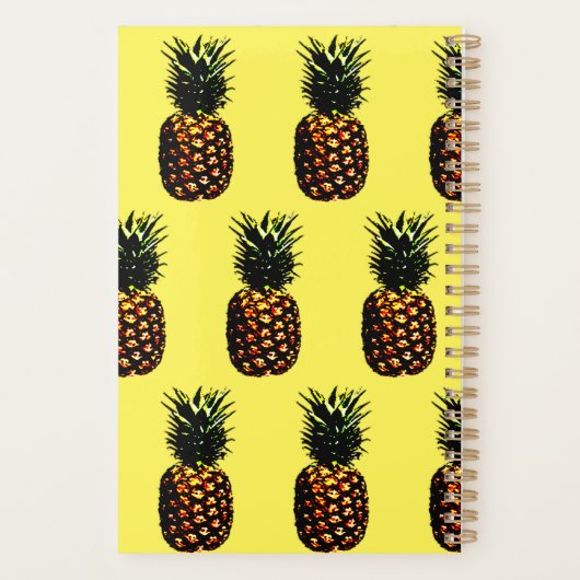 ananas planner (Achterkant)