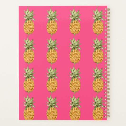 ananas planner (Achterkant)