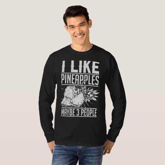 Ananas Plant sap Hawaiian Citaten 2 T-shirt (Voorkant volledig)