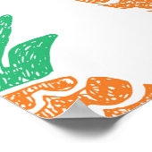 Ananas Play: Leuk Patroon Verrukking. Poster (Hoek)