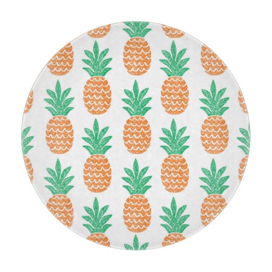 Ananas Play: Leuk Patroon Verrukking. Snijplank (Voorkant)