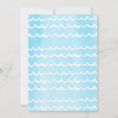 Ananas Pool Party Verjaardag Uitnodiging (Achterkant)