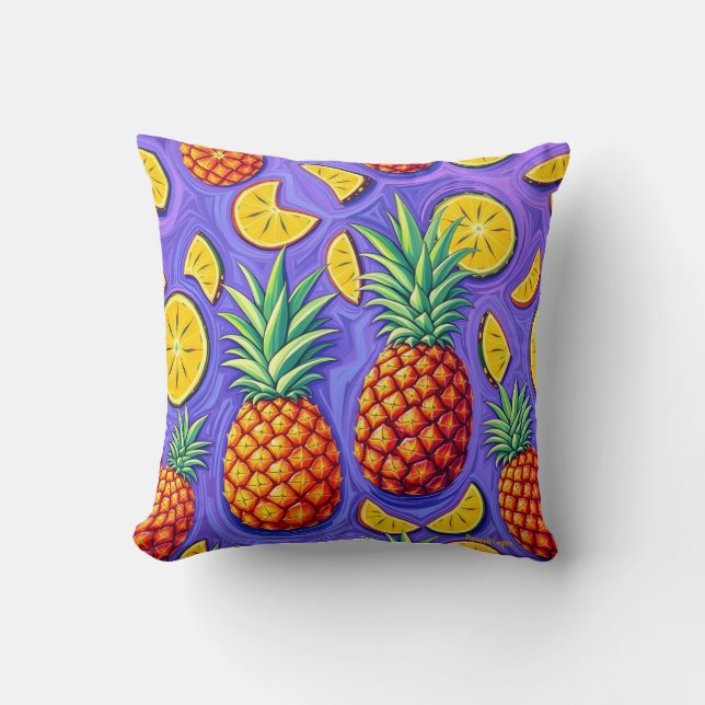 Ananas Pop - Pineapple Empire Kussen (Voorkant)