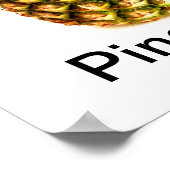 Ananas poster (Hoek)