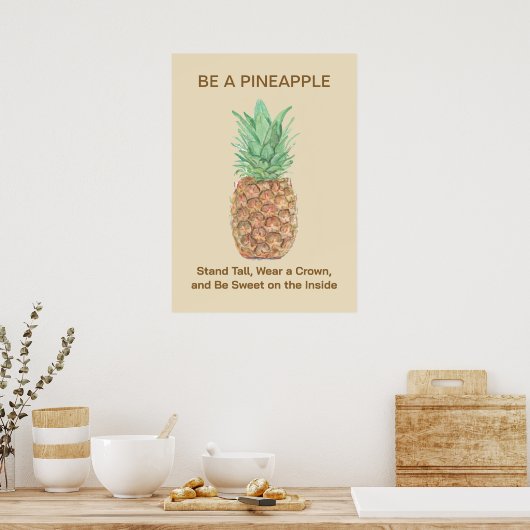 ananas poster (Keuken)