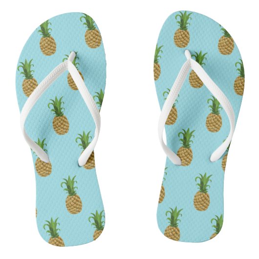 Ananas Print Teenslippers (Voetbed)