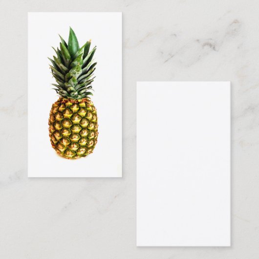 Ananas print visitekaartjes (Voorkant / Achterkant)