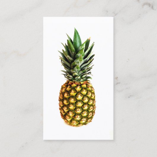 Ananas print visitekaartjes (Voorkant)