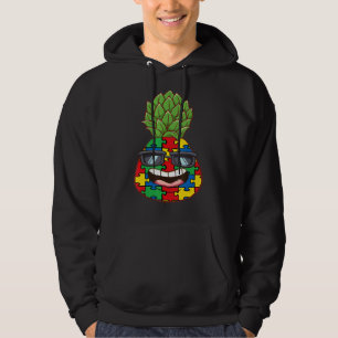 Ananas Puzzel Stuk Autisme Awareness Grappige Hawa Hoodie
