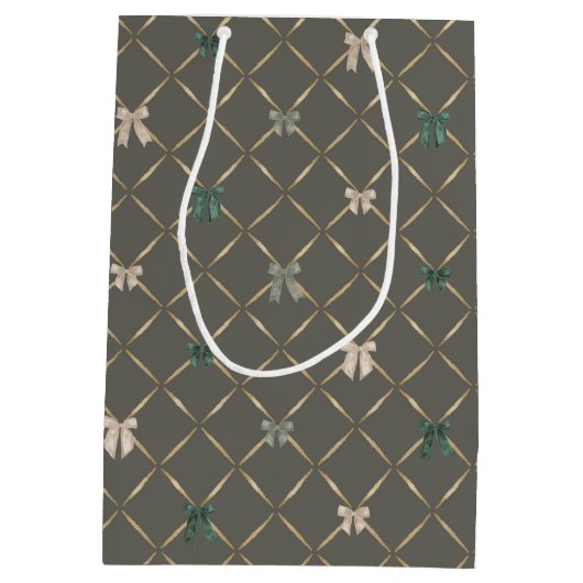 Ananas Rainbows, Hawaiian Style Kerstmis Medium Cadeauzakje (Achterkant)