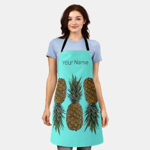 Ananas Retro Veganistisch en Vegetarisch Fruit Schort