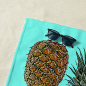 Ananas Retro Veganistisch en Vegetarisch  Fruit Strandlaken (In situ)