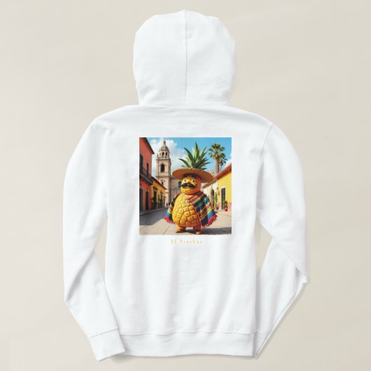 Ananas Rijk - El PineCho Hoodie (Design achterkant)
