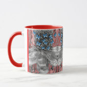 Ananas Rode Mieren & Blauwe Vlinders Signature Mok (Links)