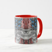 Ananas Rode Mieren & Blauwe Vlinders Signature Mok (Voorkant rechts)