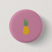 ananas ronde button 3,2 cm (Voorkant)