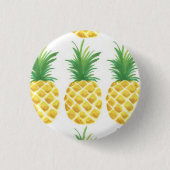ananas ronde button 3,2 cm (Voorkant)