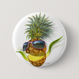 ananas ronde button 5,7 cm