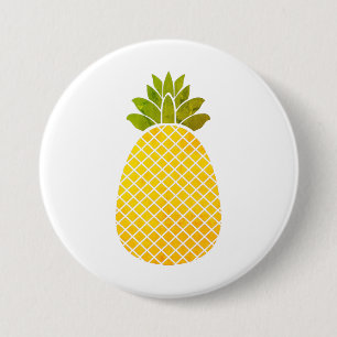 ananas ronde button 7,6 cm
