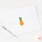 ananas ronde sticker (Envelop)