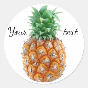 ananas ronde sticker