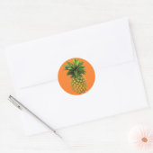 ananas ronde sticker (Envelop)