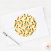ananas ronde sticker (Envelop)