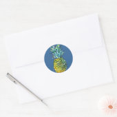 ananas ronde sticker (Envelop)